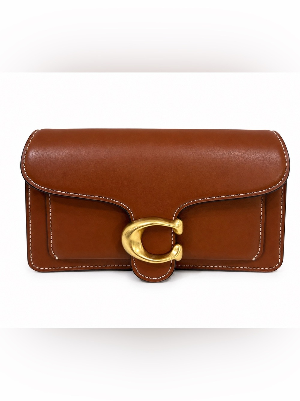 Coach Tabby 20 Full Grain Leather B4/Tan NWT Brass Shoulder Crossbody
